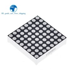 TZT 8x8 88 미니 도트 매트릭스 LED 디스플레이 레드 공통 양극 디지털 튜브 16핀 31.8mmx31.8mm 1.9mm DIY, 1개, 01 1PCS