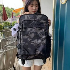 바퀴달린 가방 수납 초경량 롤링가방 검은색 책가방 레드 비지니스 20인치, 1개, B. 블랙 매트