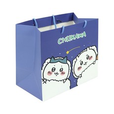 먼작귀 쇼핑백 M 치이카와 종이 가방 생일 선물 포장, 1개