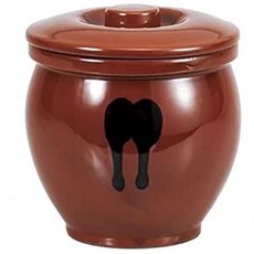 토코나메야키 뚜껑 포함 0.8호 1440ml 미니 항아리 세44805, 1개, 1L, 갈색