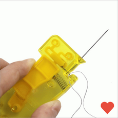 수예용품 바늘 에 실 오토매틱 끼우기 손 바느질 퀼트, 자동실끼우기, 1개