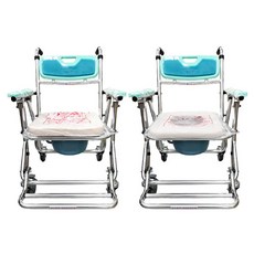 恆伸 ER-4542 便盆椅, 藍色, 1個