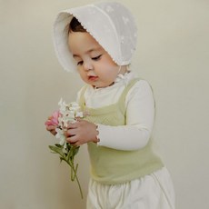 해피프린스 플레르 니트 아기 뷔스티에