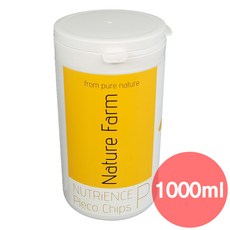 [성실한오피스] 뉴트리언스 P 플레코 칩 (1000ml) 수조 바닥 물고기 저서어종 전용 사료 침하성 먹이, 1개, 1L