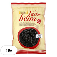 웰넛 자연두레 프룬 건자두, 500g, 4개