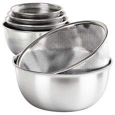 다용도 스텐 메쉬 믹스세척대 2 in 1 18-27cm, 1세트, 단색