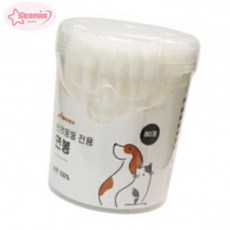 서락 펫크린 면봉 80개 강아지귀면봉