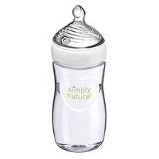 Nuk 심플리 내추럴 보틀 젖병 270ml, 1m+, Clear, 1개