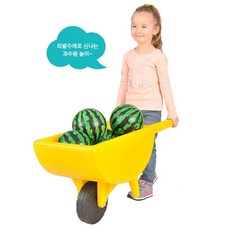 외발수레 장난감 놀이방 완구 보관 이동 놀이 외발수레, 그린, 1개