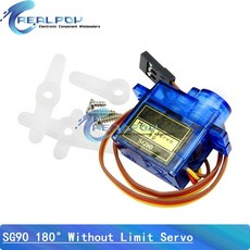 SG90 SG92R MG90S MG995 MG996 ARDUINO UNO 모델 헬리콥터 보트 서보 메탈 기어 DIY 기계식 MG946R MG945R MG996R, SG90 180 Degr, 1개