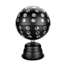 미러볼 클럽 천장형 사이키 노래방 라이브카페 노래방조명 조명, 무극 회전 소형 블랙, 1개