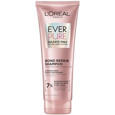 L'Oreal Paris 로레알 파리 본딩 샴푸 컬러 트리트먼트용 약한 모발 결 강화 및 복구 설페이트 프리 비건 헤어 케어 에버퓨어 6.8 플로리드 온스, 1개, 200ml
