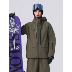 SEARIPE雪怡派2526單板滑雪服女上裝3L防水加棉男士雙板加棉滑雪服上衣