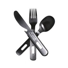 PEAKS&TREES 아웃도어 캠프 칼 붙이 흑산화 발색 3pc 세트, 케이스 세트