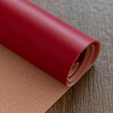 천가게 인조가죽원단 플레인 레자원단 친환경 합성피혁 생활방수천 심플레더 한마, 06) 딥레드, 1개