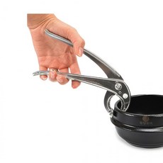 업소 식당용 알루미늄 뚝배기 집게 그릇 집게 19.5cm, 1개