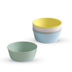 IKEA KALAS 環保彩色餐具組6入裝，防撞防摔無毛邊，食品級學習餐具，現貨發票, 6入, 彩色食物碗(6入)