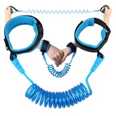 미아방지밴드 손목줄 스프링밴드 안심외출, 스카이,블랙, 1개, 블루계열