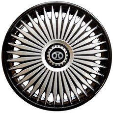 14인치 휠 RS600 루피노 포터2/봉고3 전용 알루미늄 커버 세트, 14인치2세대실버블랙엣지