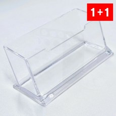 아크릴 명함 꽂이 홀더 카드 진열대 계산대 탁상 세우는, 1개, 상세페이지 참조