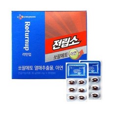 CJ웰케어 CJ nutra 리턴업 전립소 쏘팔메토 60캡슐 전립선영양제 쏘팔매토 로르산 잔뇨감, CJ웰케어 CJ nutra 리턴업 전립소 쏘팔메토 60, 1개