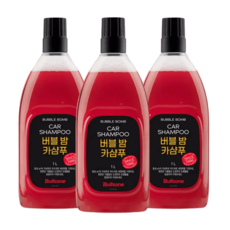 불스원 세차샴푸 고농축 중성 버블 밤 1000mlx3개, 3개, 1L