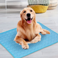 반려동물 쿨 매트 아이스 고양이 냉감 강아지 쿨 매트 여름, 블루 M