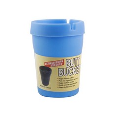 휴대용 방화 자동차 재떨이 간편한 청소 호텔 낙하 방지 캔디 컬러 사무실, 05 파란, 1개