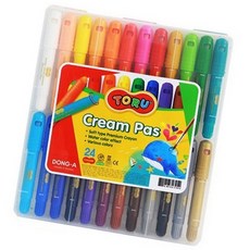 동아 크림파스24색 토루 1개입 가정용 어린이집교사 학용품