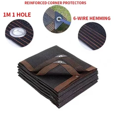 일사차단 천막 4x5m 베이지 쉐이딩 네트 자외선 차단 식물 창고 실외 메쉬 HDPE 패브릭, 07 3x6m, 01 black