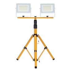라인조명 LED 에코 사각투광기 공장등 150W 200W, 02_투광기 2등 (100w) 세트, 1개