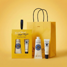 록시땅 핸드크림 30ml & 립밤 12ml 선물용 시어버터 GIFT PACK 세트 (본품+선물포장+쇼핑백), 1
