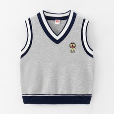 兒童針織馬甲 男童學院風毛衣背心