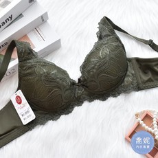 曼黛瑪璉 包覆提托 經典 無鋼圈 R69405【B-E罩杯】深地綠BG 3排鉤 內衣-喬妮內衣專賣