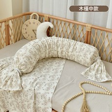 DIU 孕婦枕託腹長條抱枕護腰側臥純棉枕頭孕期懷孕期間夾腿神器糖果枕, 木槿中款19*80cm