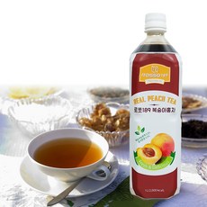 로쏘 189 복숭아홍차 외 9종 1000ml 카페 음료 베이스 원액 농축액, 1L