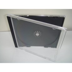 【臺灣製造】10mm黑色壓克力光碟盒 CD盒 DVD盒, 50個, 50