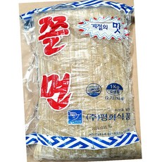 평화 판 쫄면 1kg 업소용 냉동 면류 분식, 1개