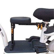 브릿지오 자전거 보조 안장 전기 자전거 유아 보호대 좌석 팔걸이 시트 손잡이 쿠션 안전 접이식 지지대 전동 스쿠터