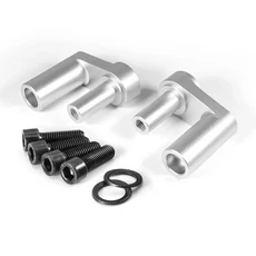 [호환] BMW R1250RT LC R 1250 RT 조정 가능한 핸들 바 드래그 확장 어댑터 용 오토바이 라이저 클램프, 01 Silver