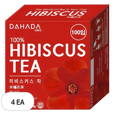 다하다 히비스커스 차, 1.8g, 100개입, 4개