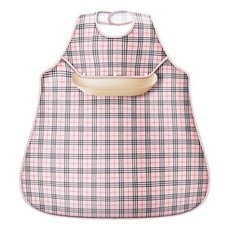 쉬미리 어르신 턱받이 앞치마 방수 식사용 요양원 식포켓, 1개, 베이지