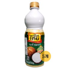 태국 Real Thai 리얼타이 코코넛 밀크 프리미엄 500ml, 5개
