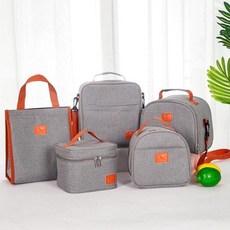 보온 보냉 도시락통 쿨러백 실용적인 도시락 가방 jck+309lj, 22.5x10x24cm