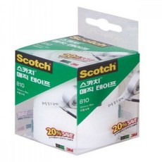 3M 스카치 매직테이프 리필 810R 6 12x18M