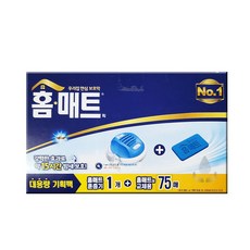 홈매트 코드롤러 훈증기 + 모기약 리필 75p 세트, 1세트