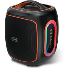 VUOPAX 120W 블루투스 스피커 6.5인치 우퍼 딥 베이스 18000mAh 30H 플레이타임 5.4 IP65 방수 RGB 조명 TWS 240W 스테레오 페어링 - 파티 캠핑, Black