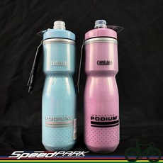 CAMELBAK Podium CHILL 保冷噴射水壺 710ml 保冷 保冰, 1個, 粉紫, 藍石