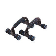 俯臥撐架平板支撐訓練器家用健身器材俄挺支架胸肌臂肌輔助器訓練, 藍色