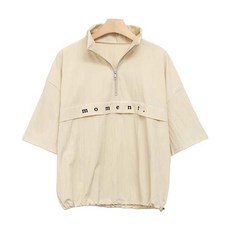 여성골프티셔츠 반팔 아노락 국산 골프웨어 반목 반집업